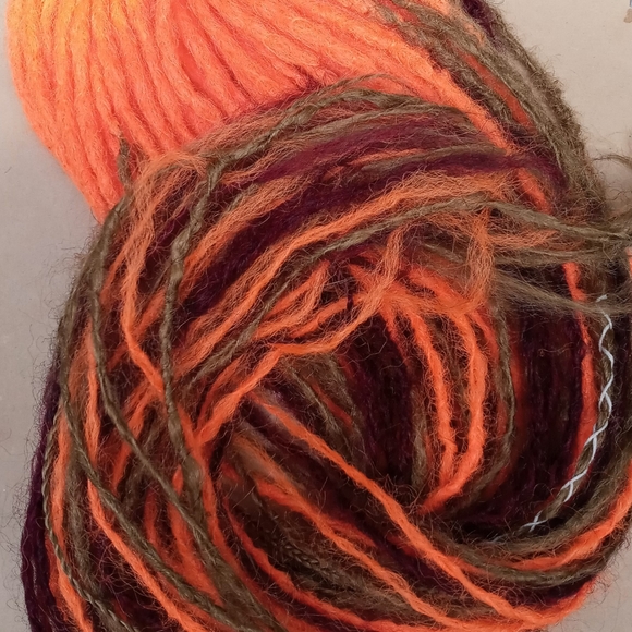 Set of long orange brown dreadlock extensions - Picture 2 of 8